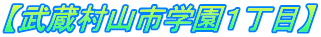 【武蔵村山市学園１丁目】
